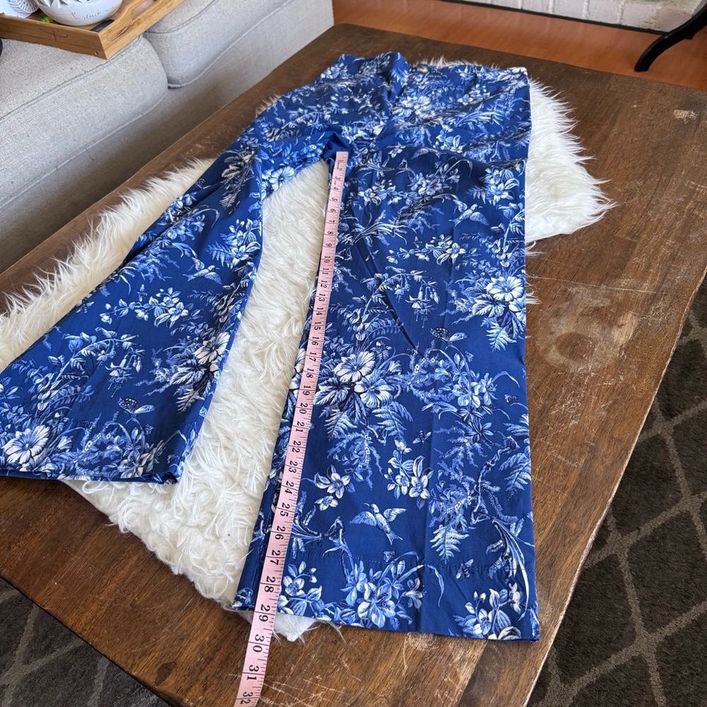 Maeve Blue and White Floral Pants “The Colette” - Picture 11 of 12